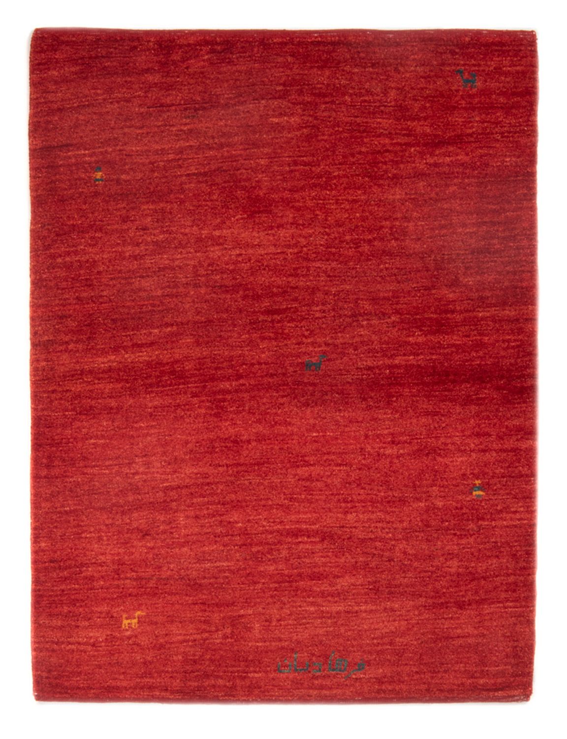 Alfombra Gabbeh - Persa - 150 x 103 cm - rojo