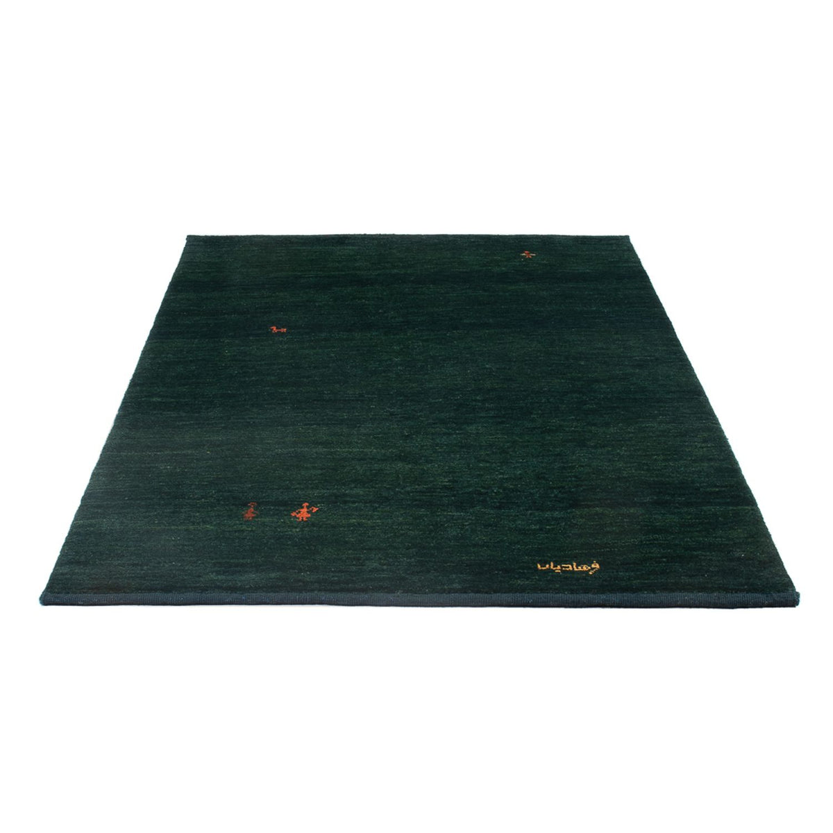 Alfombra Gabbeh - Persa - 178 x 115 cm - verde oscuro