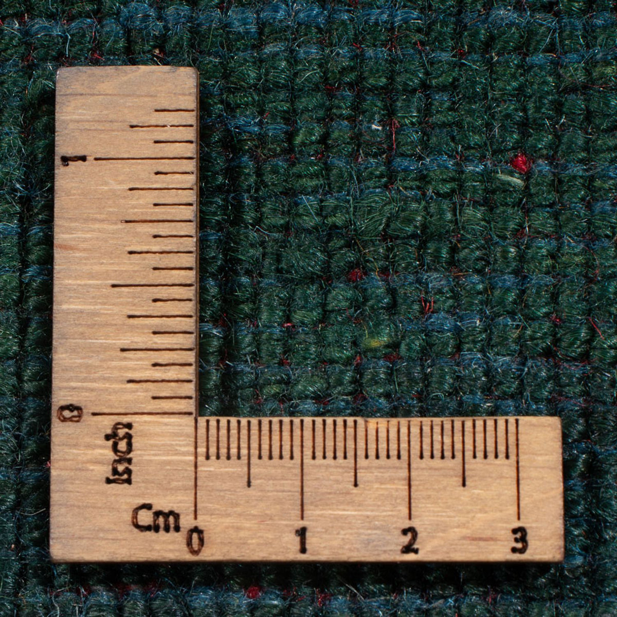 Alfombra Gabbeh - Persa - 175 x 122 cm - verde oscuro