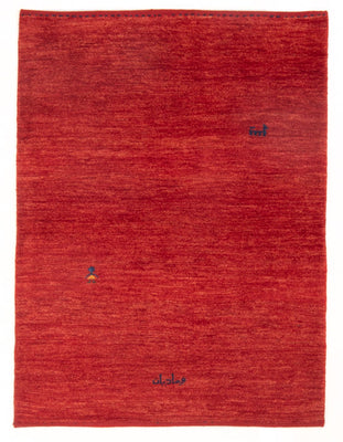 Alfombra Gabbeh - Persa - 145 x 100 cm - rojo