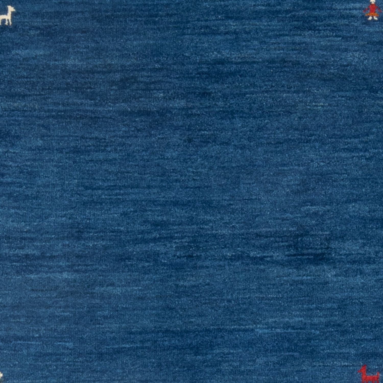 Alfombra Gabbeh - Persa - 160 x 107 cm - azul oscuro