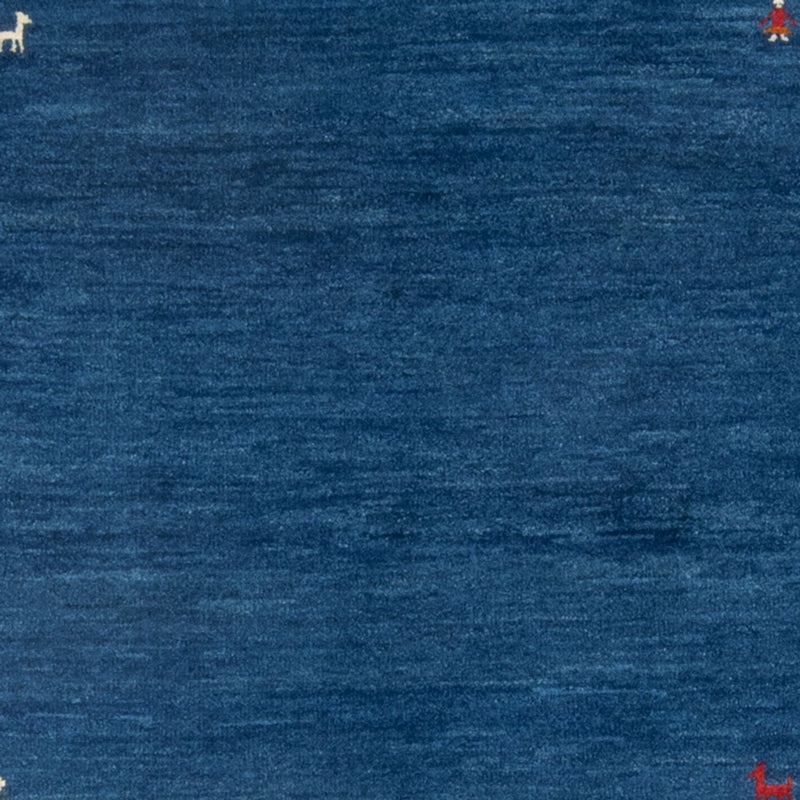 Alfombra Gabbeh - Persa - 160 x 107 cm - azul oscuro