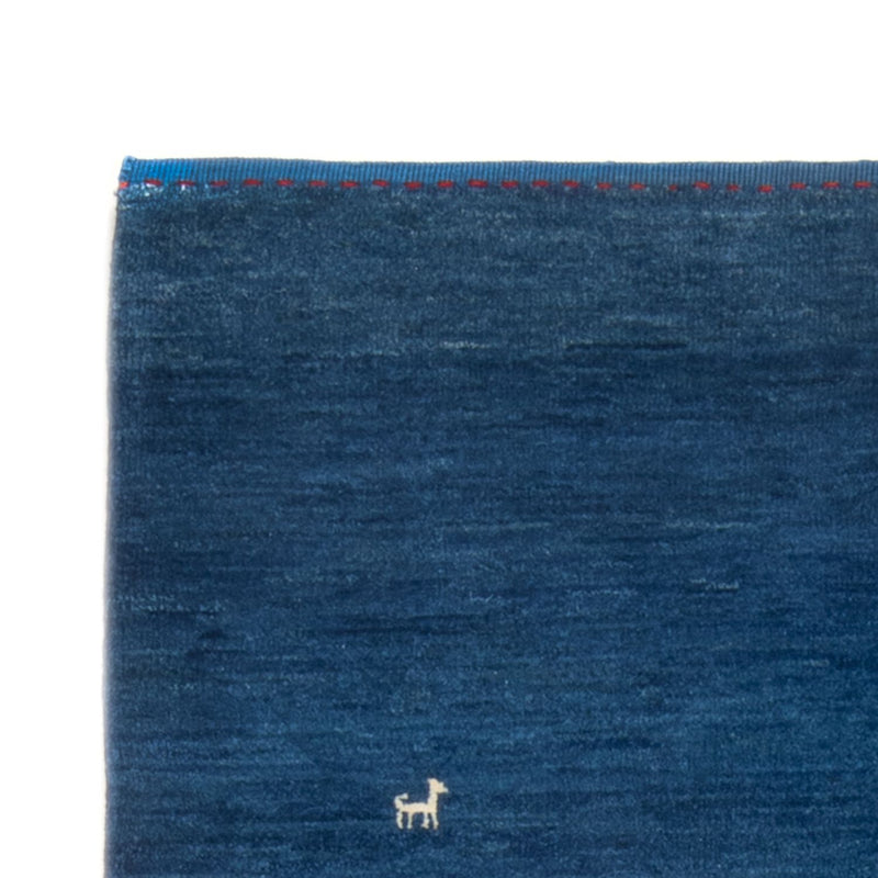 Alfombra Gabbeh - Persa - 160 x 107 cm - azul oscuro
