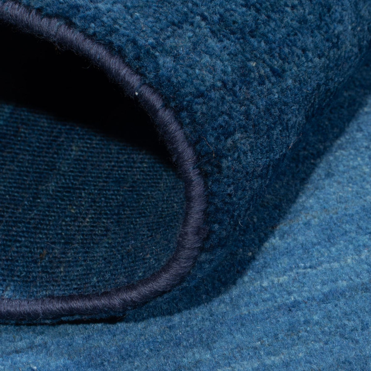 Alfombra Gabbeh - Persa - 160 x 107 cm - azul oscuro