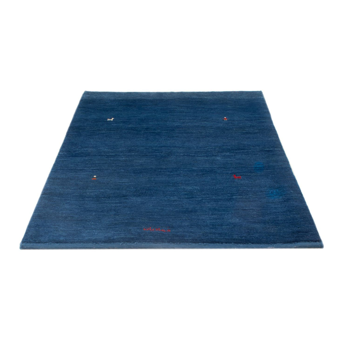 Alfombra Gabbeh - Persa - 160 x 107 cm - azul oscuro
