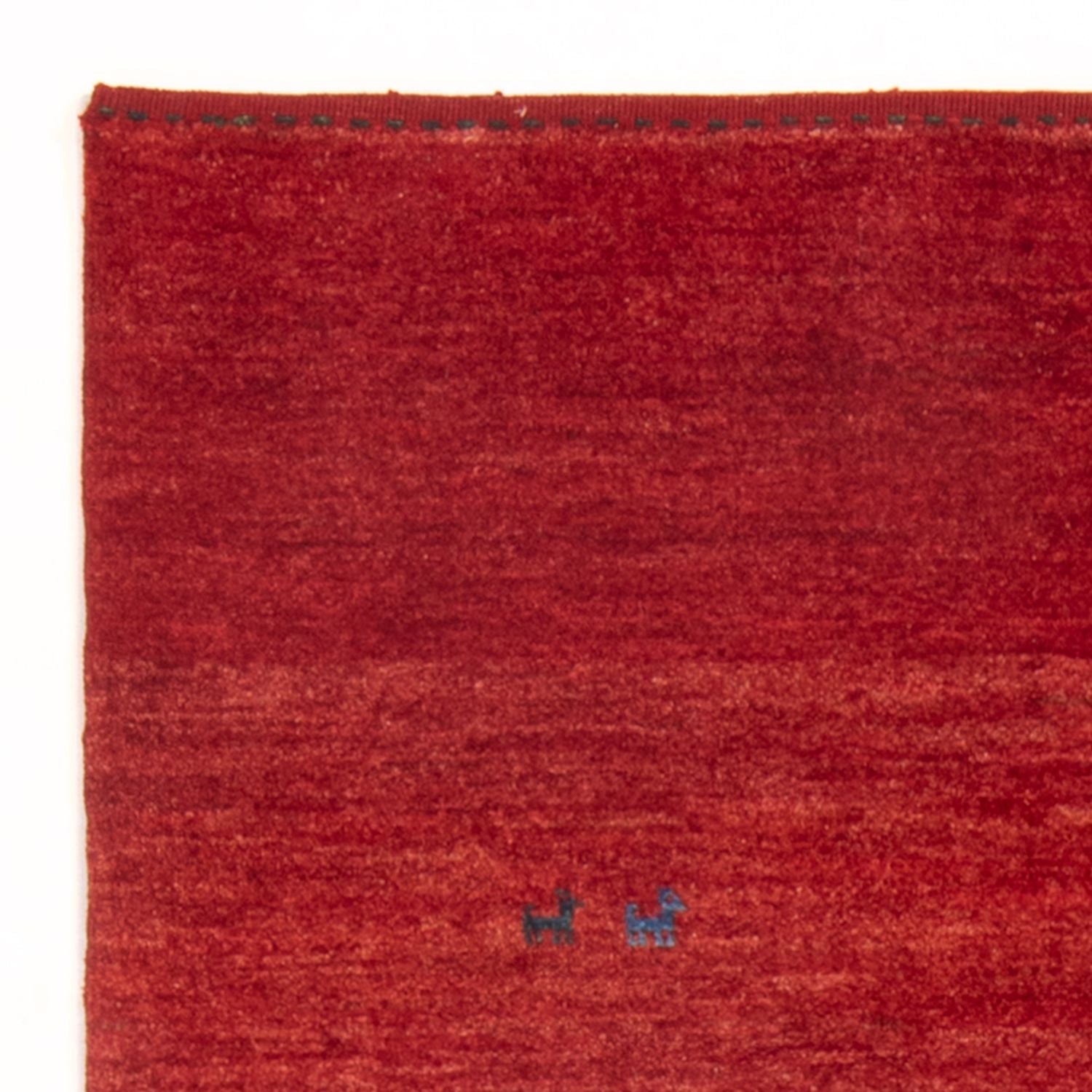 Alfombra Gabbeh - Persa - 142 x 108 cm - rojo