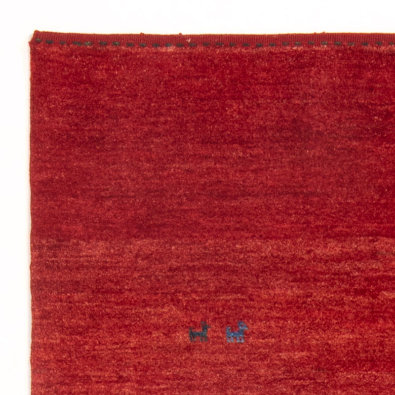 Alfombra Gabbeh - Persa - 142 x 108 cm - rojo