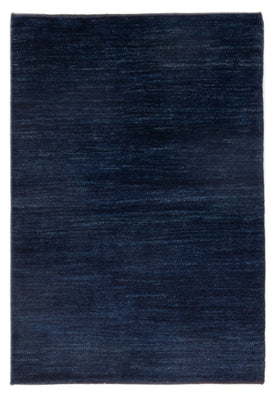 Alfombra Gabbeh - Persa - 143 x 90 cm - azul oscuro