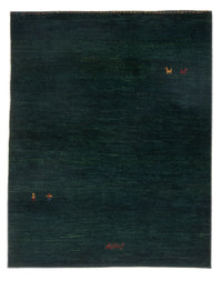 Alfombra Gabbeh - Persa - 148 x 104 cm - verde oscuro
