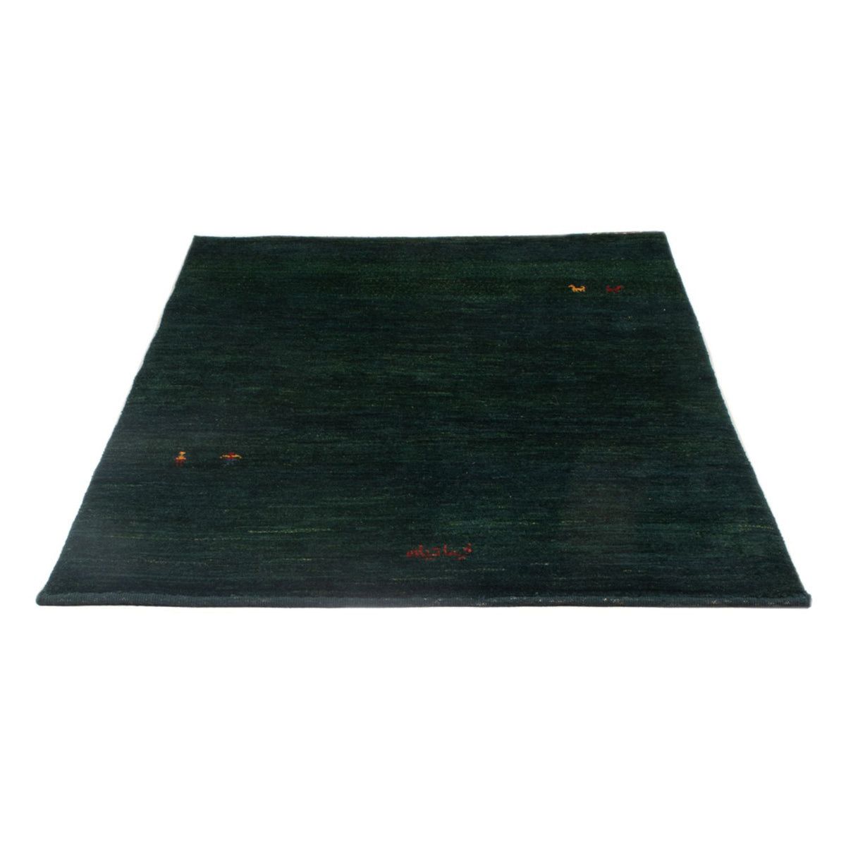Alfombra Gabbeh - Persa - 148 x 104 cm - verde oscuro