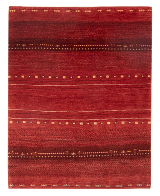 Alfombra Gabbeh - Persa - 140 x 102 cm - rojo oscuro