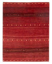 Alfombra Gabbeh - Persa - 140 x 102 cm - rojo oscuro
