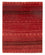 Alfombra Gabbeh - Persa - 140 x 102 cm - rojo oscuro