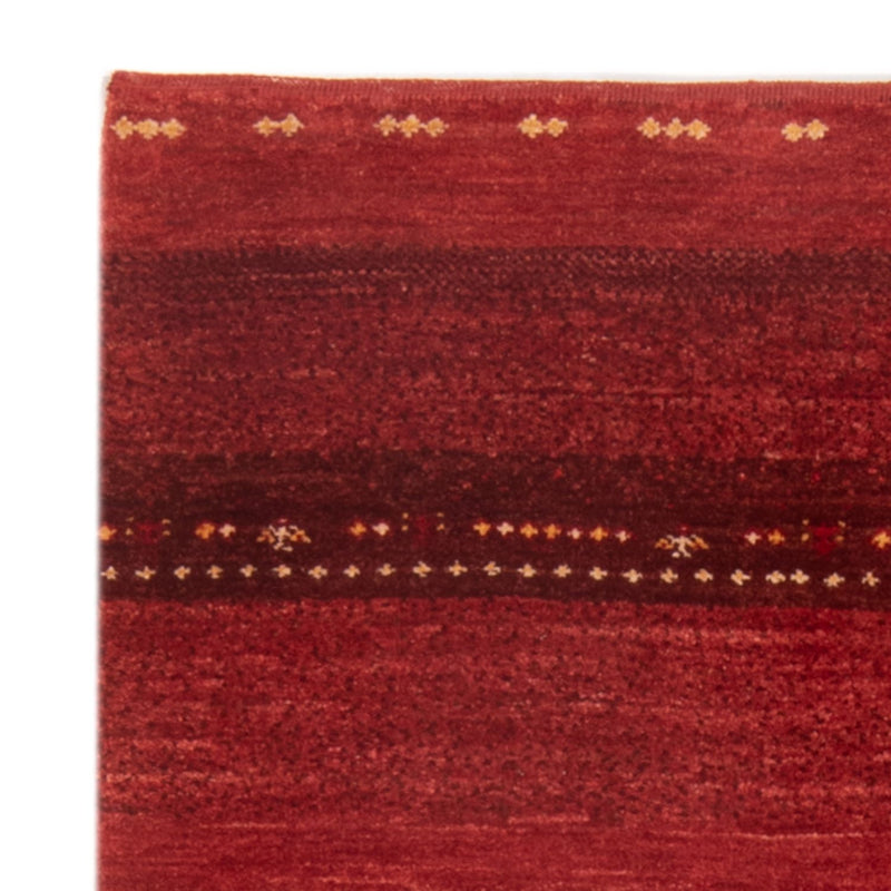 Alfombra Gabbeh - Persa - 140 x 102 cm - rojo oscuro