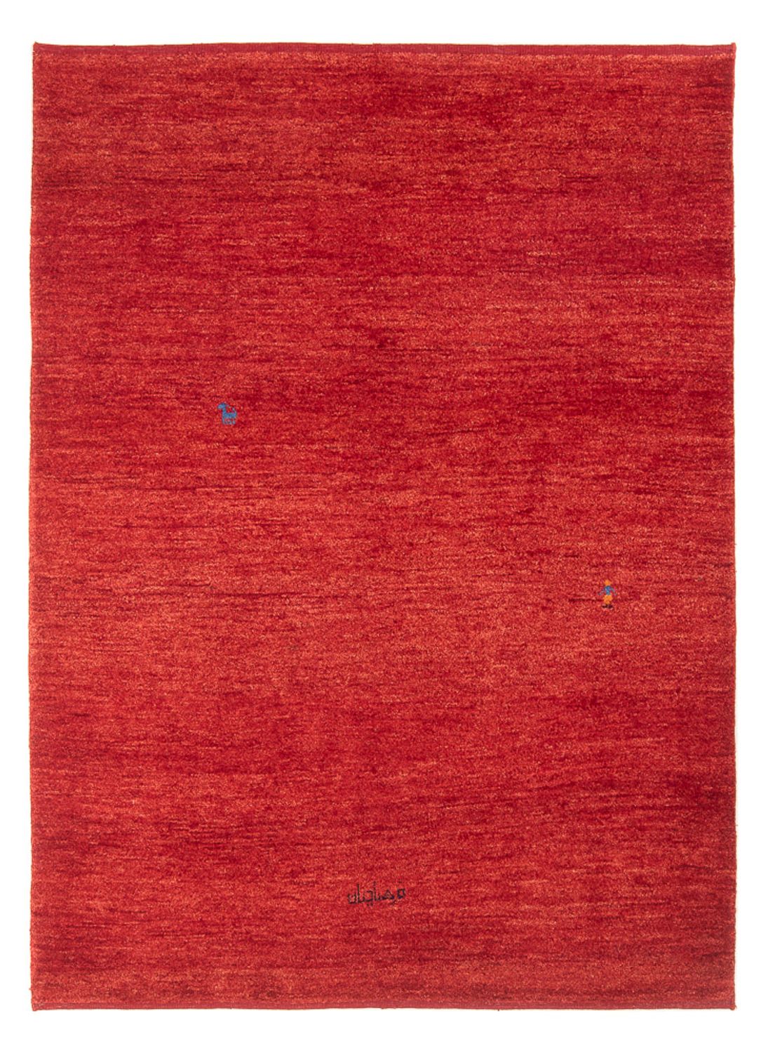 Alfombra Gabbeh - Persa - 184 x 139 cm - rojo