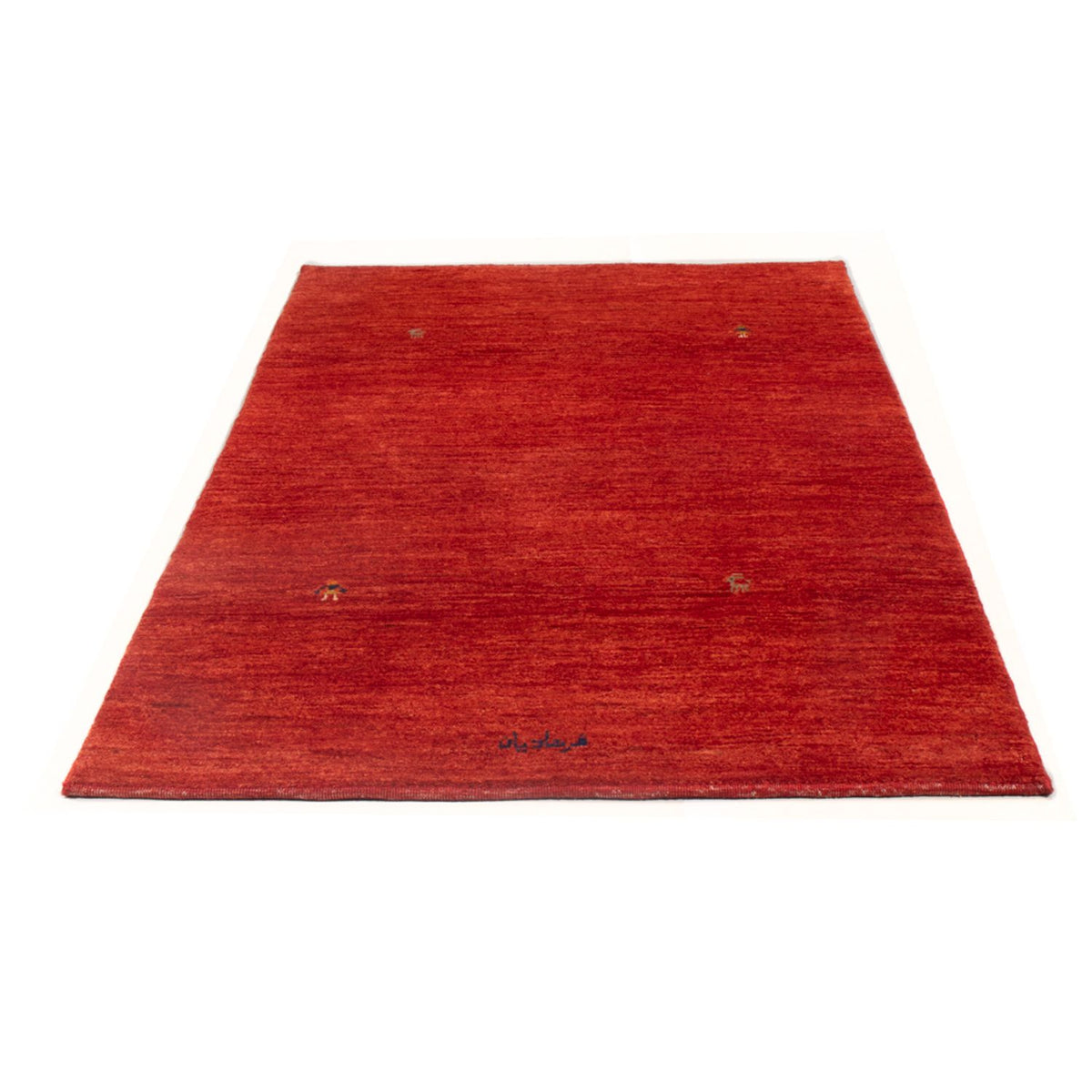 Alfombra Gabbeh - Persa - 188 x 120 cm - rojo