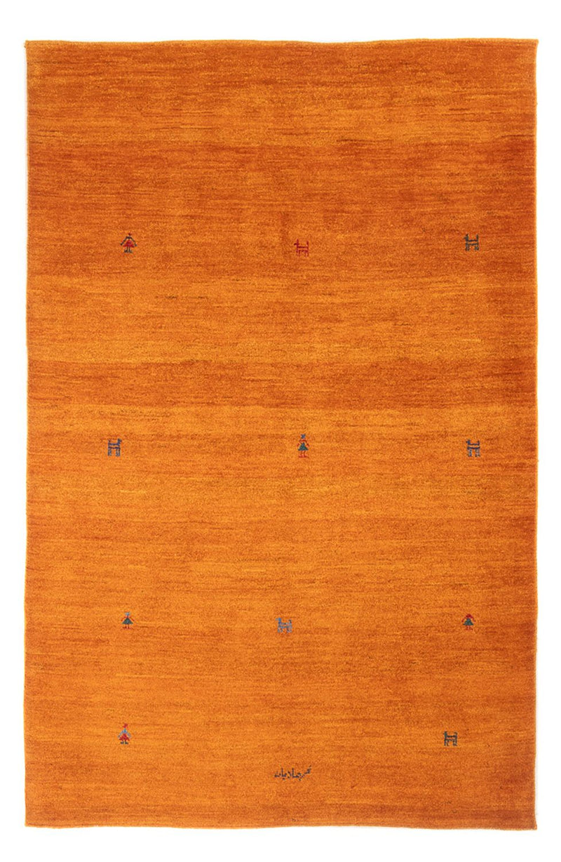 Alfombra Gabbeh - Persa - 187 x 123 cm - naranja