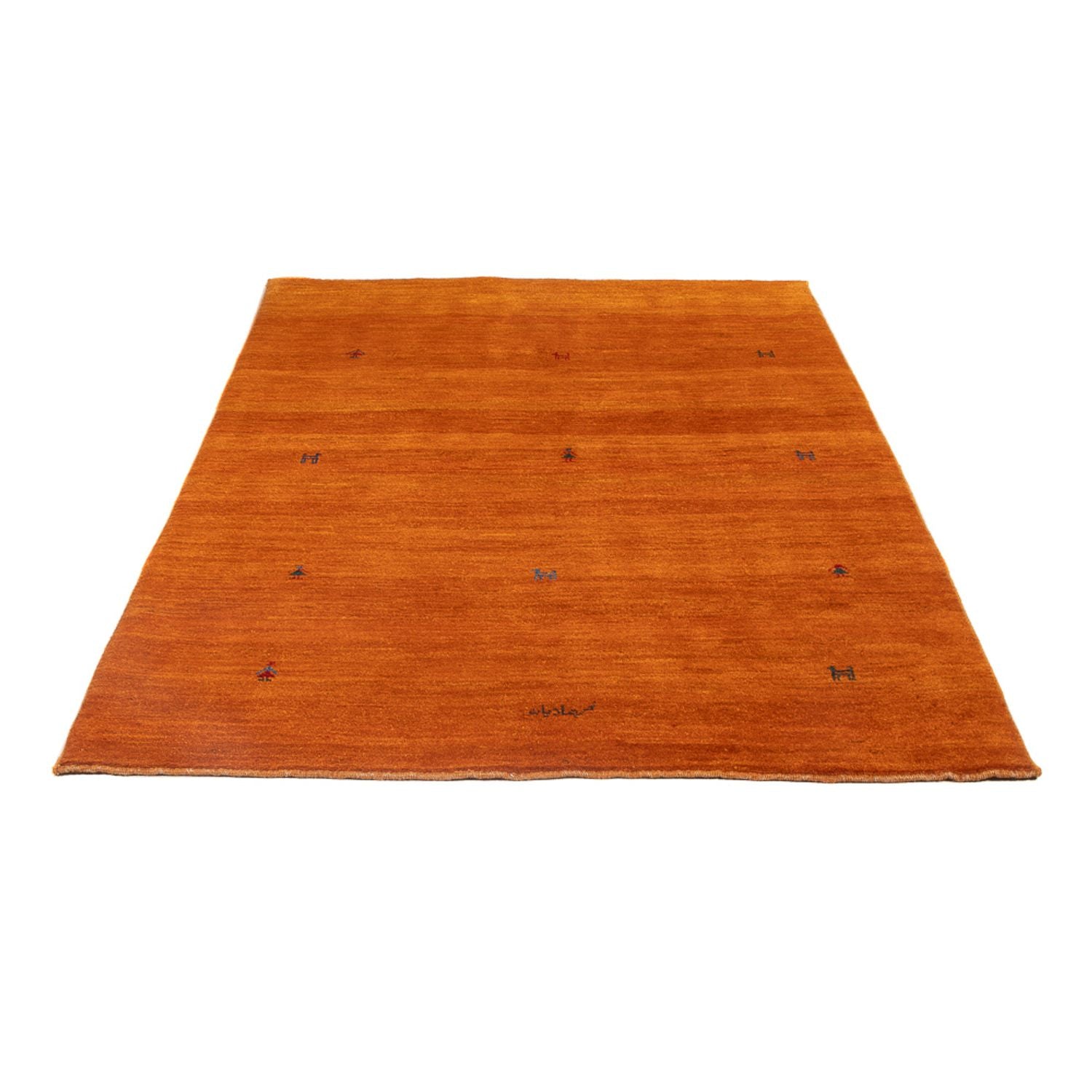 Alfombra Gabbeh - Persa - 187 x 123 cm - naranja