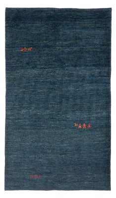 Alfombra Gabbeh - Persa - 193 x 119 cm - azul oscuro