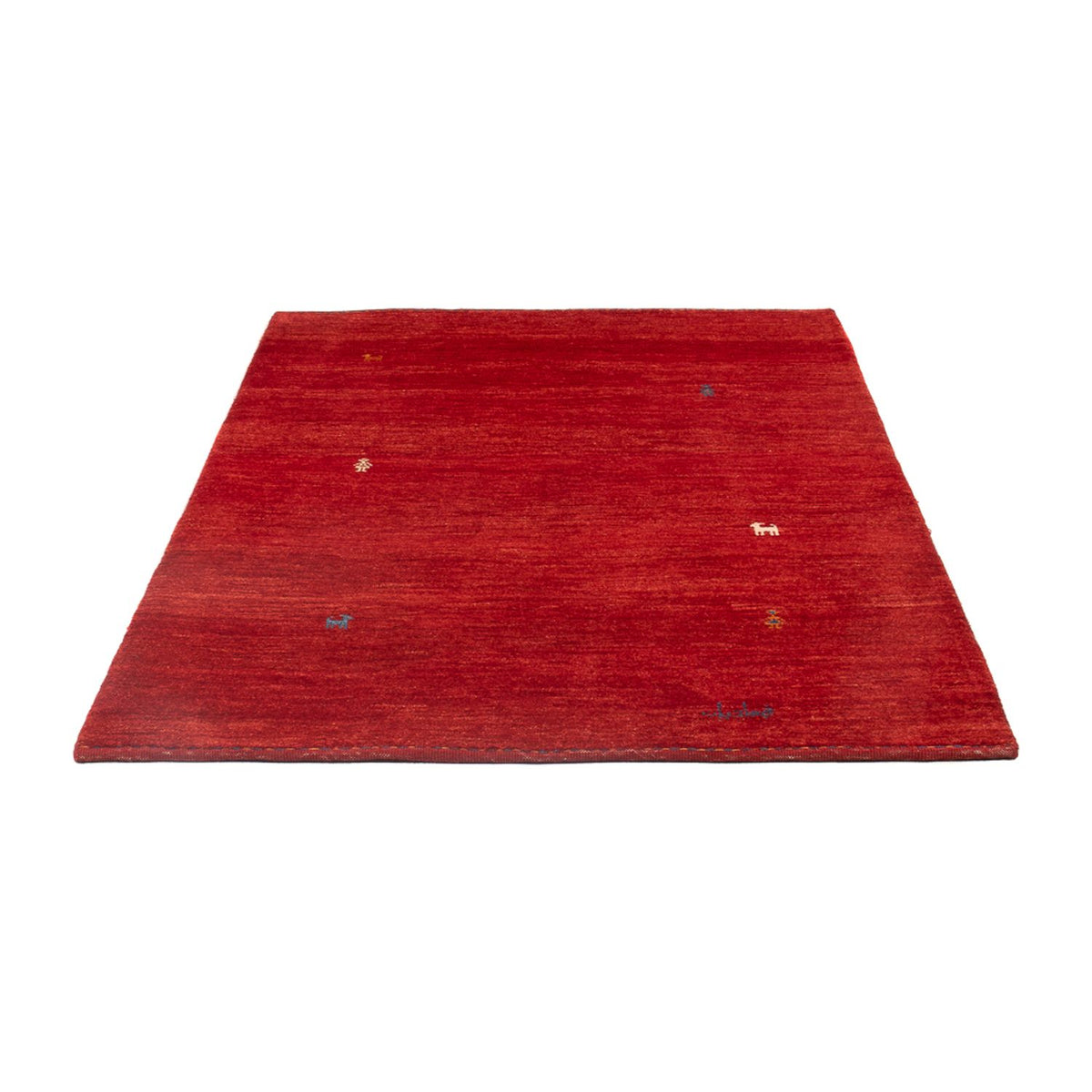 Alfombra Gabbeh - Persa - 169 x 115 cm - rojo