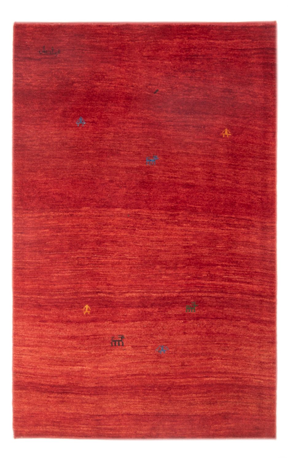 Alfombra Gabbeh - Persa - 185 x 114 cm - rojo