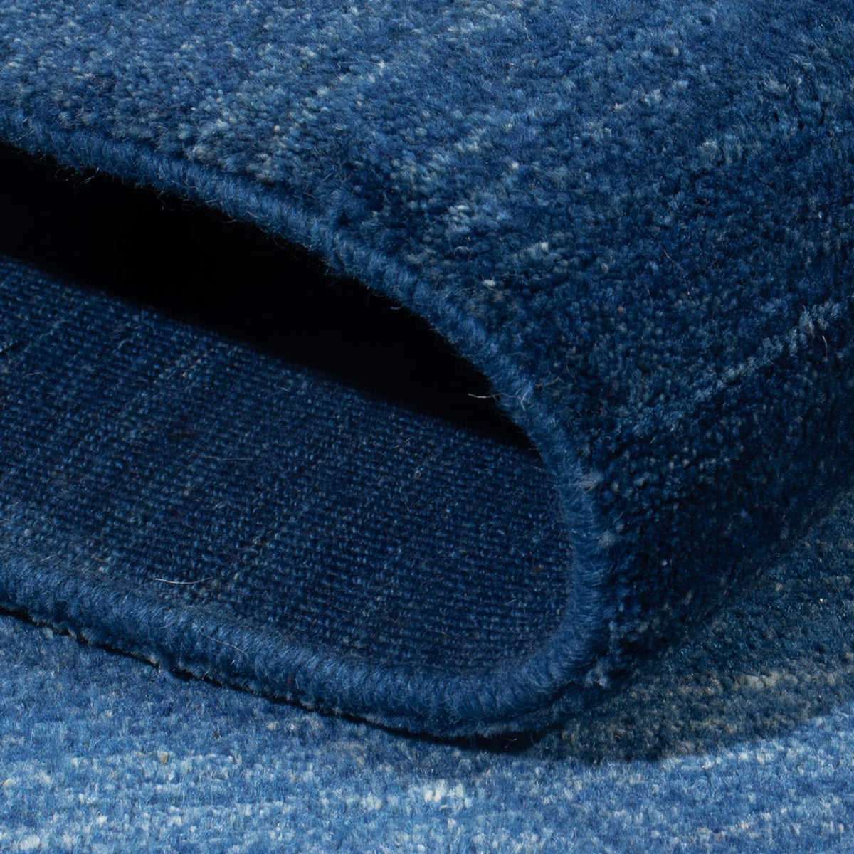 Alfombra Gabbeh - Persa - 192 x 122 cm - azul oscuro