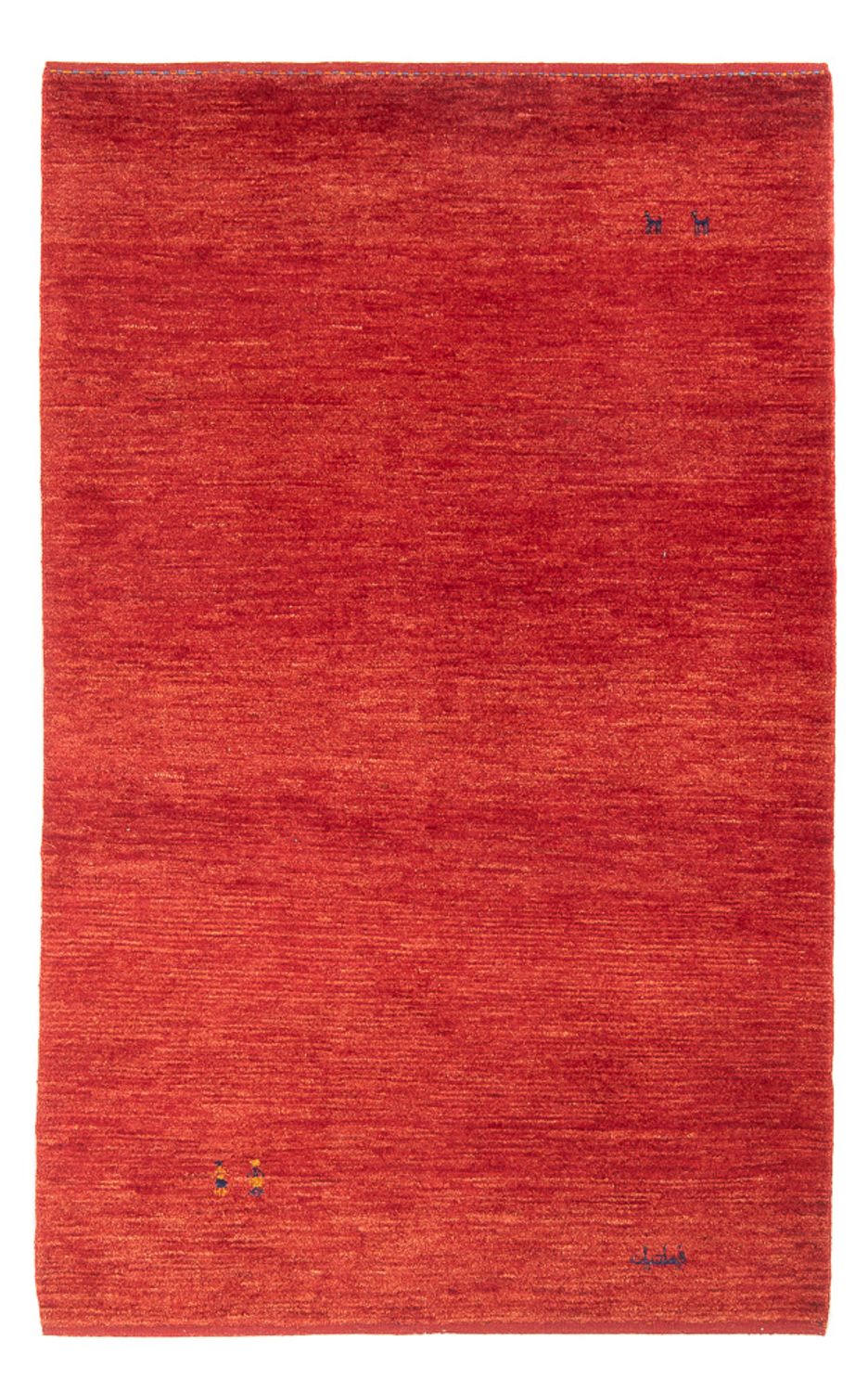 Alfombra Gabbeh - Persa - 190 x 122 cm - rojo