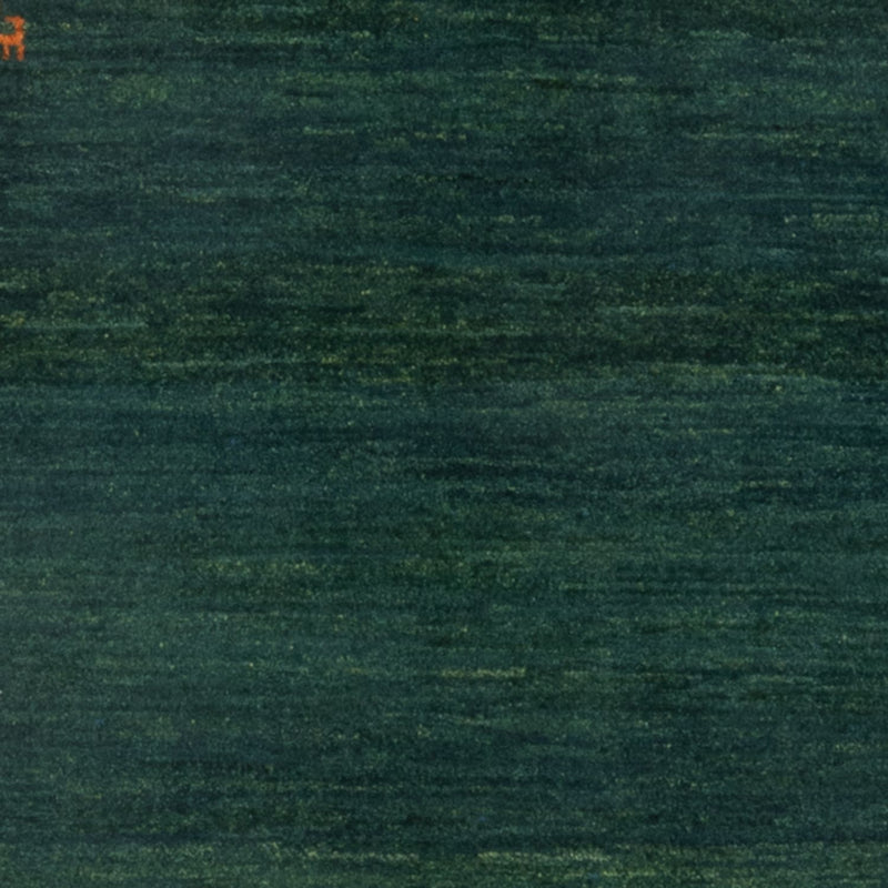 Alfombra Gabbeh - Persa - 146 x 98 cm - verde oscuro