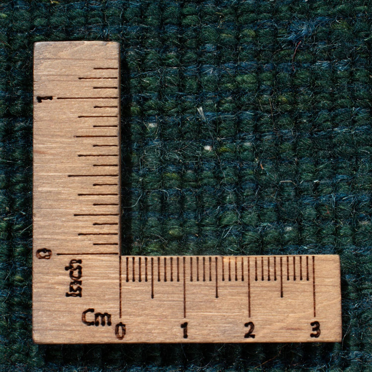 Alfombra Gabbeh - Persa - 146 x 98 cm - verde oscuro