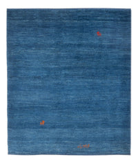 Alfombra Gabbeh - Persa - 140 x 102 cm - azul marino