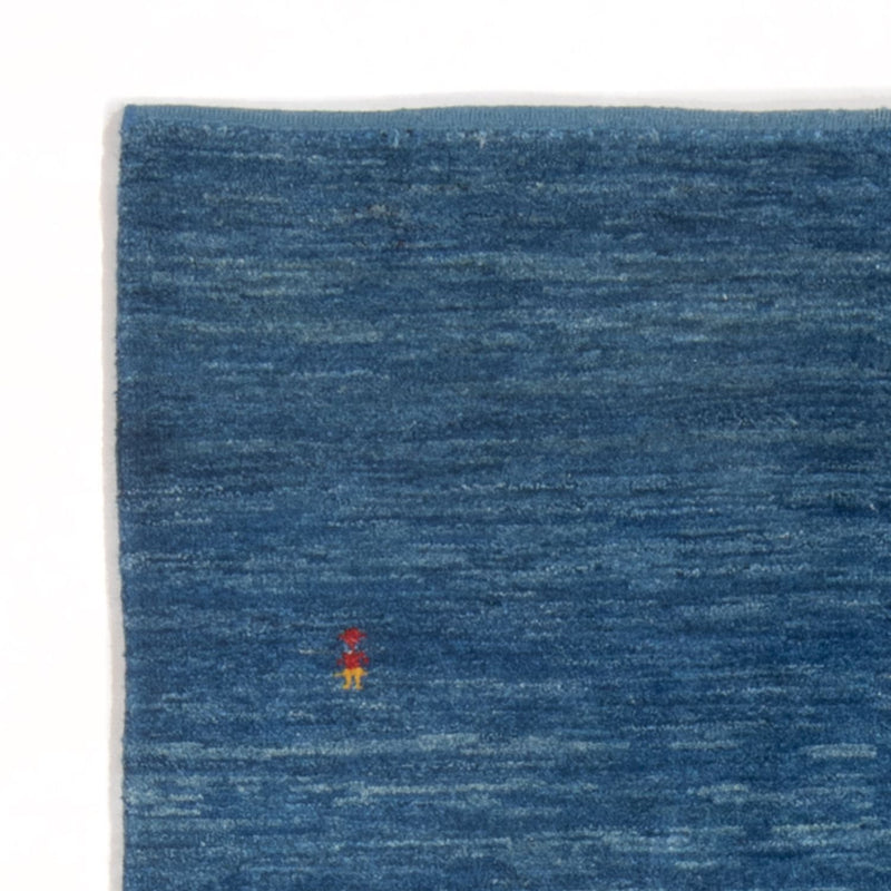 Alfombra Gabbeh - Persa - 144 x 96 cm - azul marino