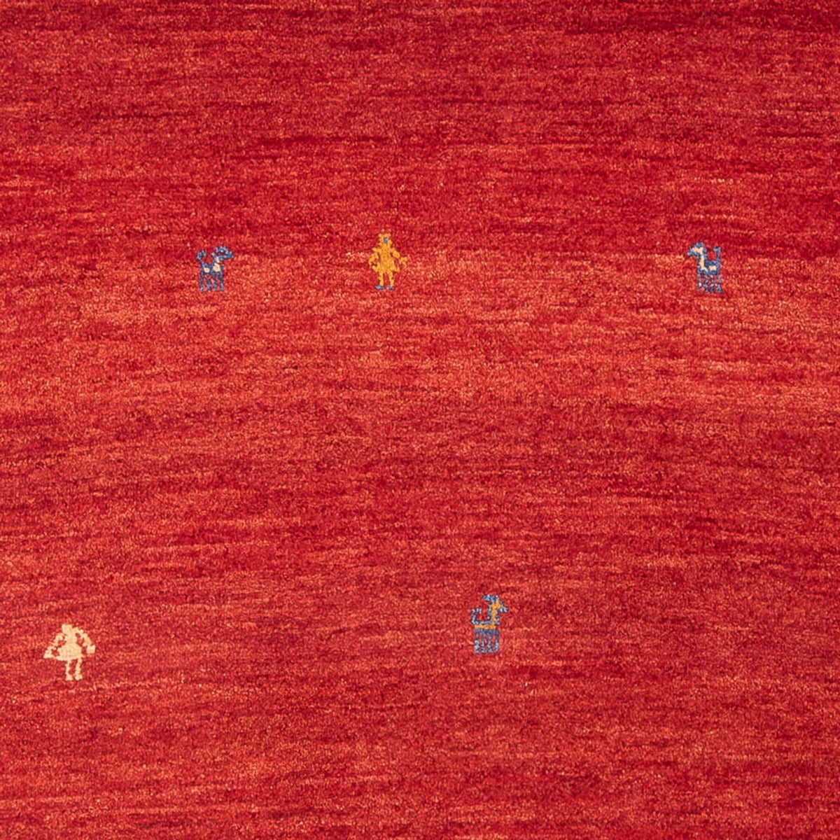 Alfombra Gabbeh - Persa - 189 x 123 cm - rojo