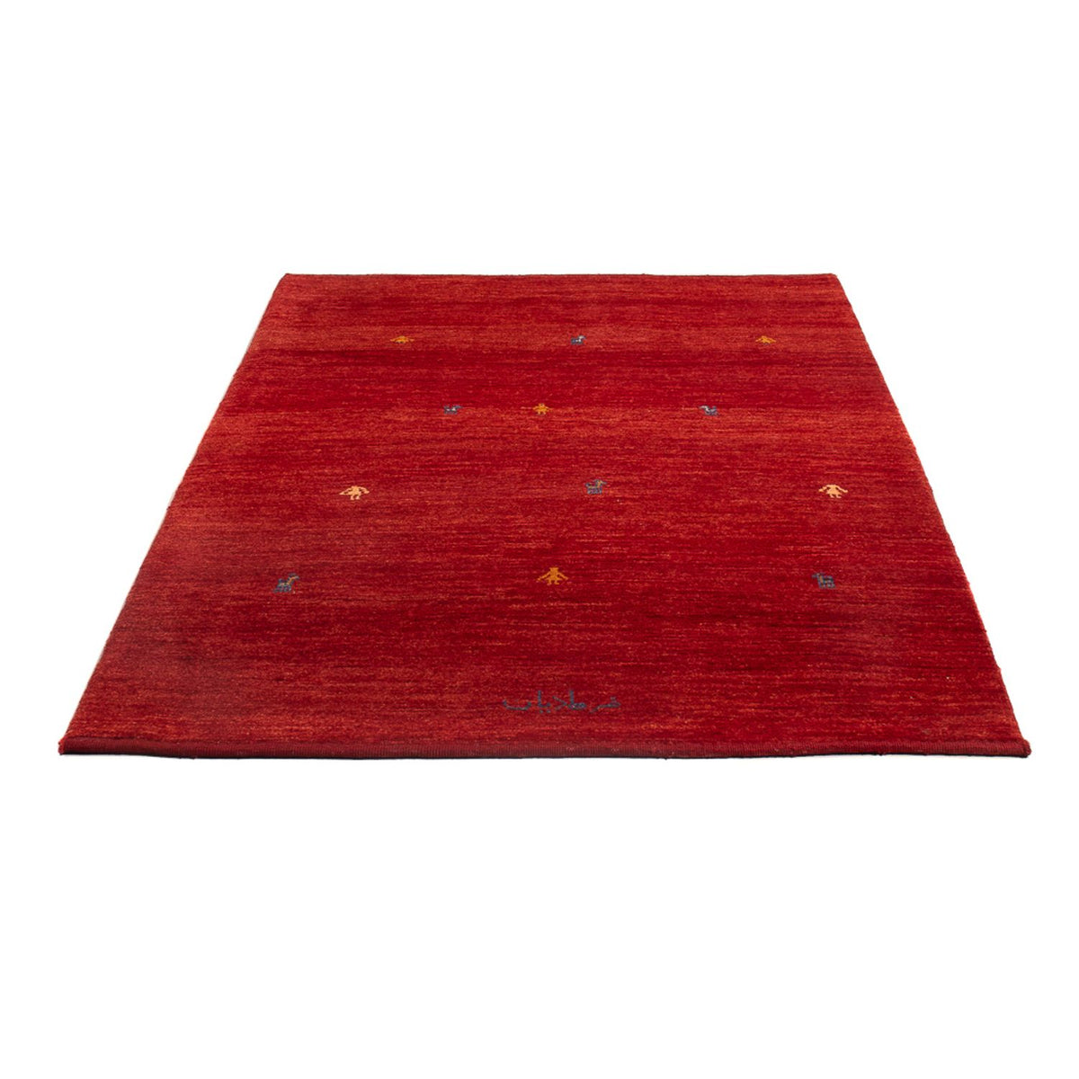 Alfombra Gabbeh - Persa - 189 x 123 cm - rojo
