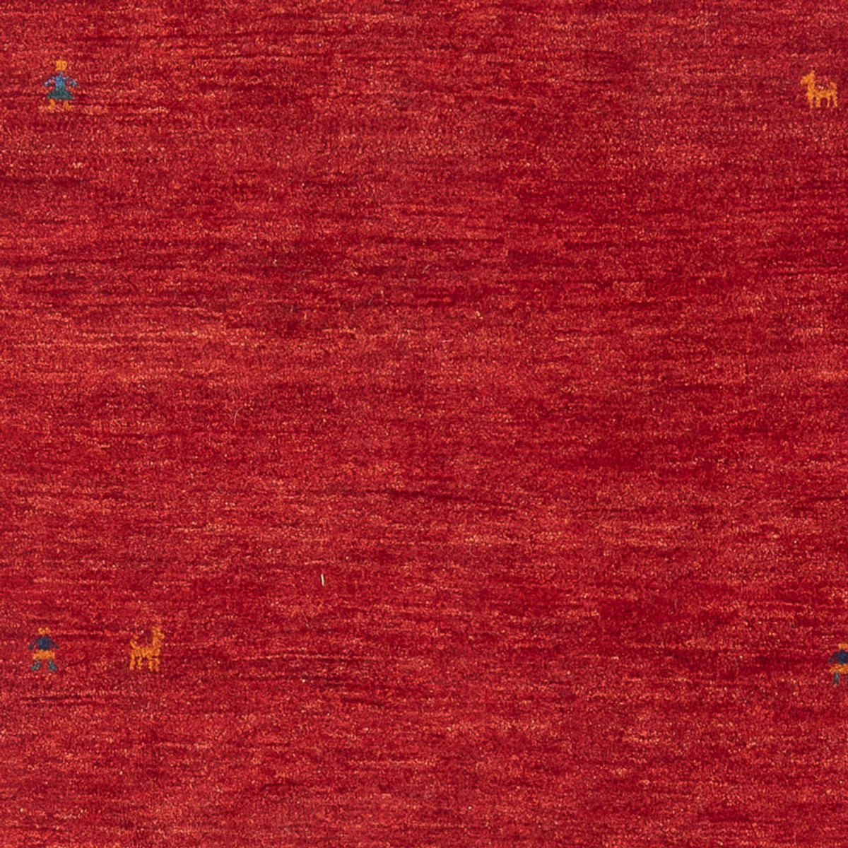 Alfombra Gabbeh - Persa - 186 x 122 cm - rojo