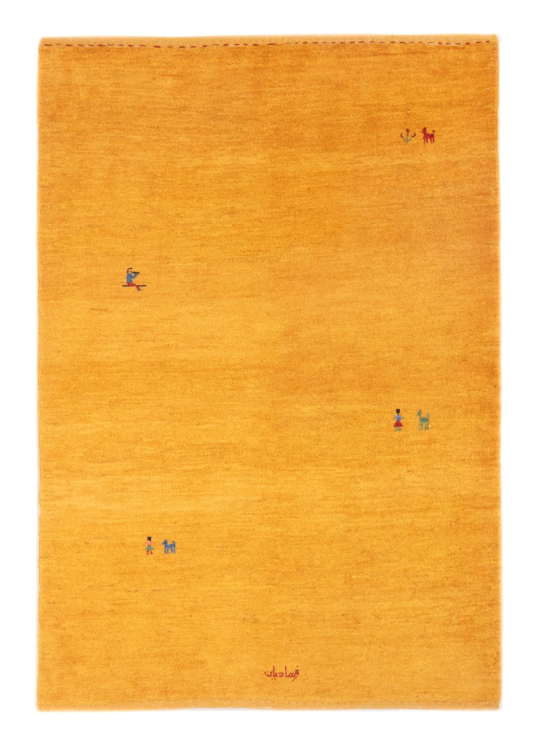 Alfombra Gabbeh - Persa - 147 x 100 cm - oro