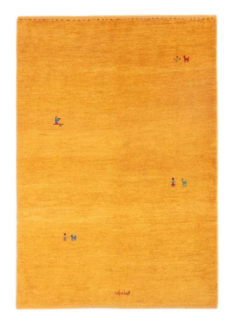Alfombra Gabbeh - Persa - 147 x 100 cm - oro