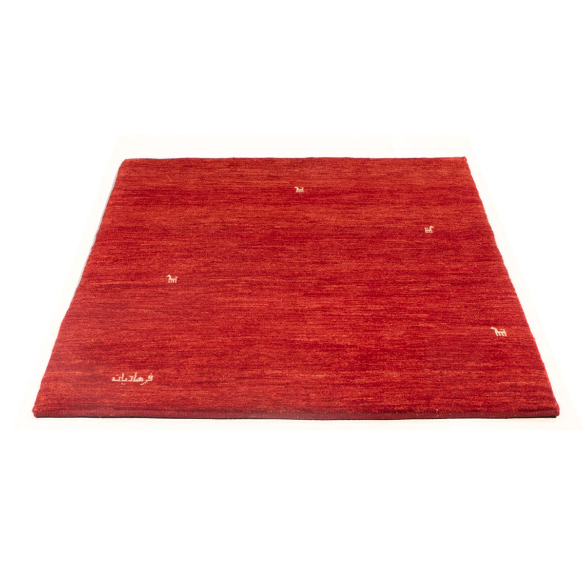 Alfombra Gabbeh - Persa - 145 x 101 cm - rojo