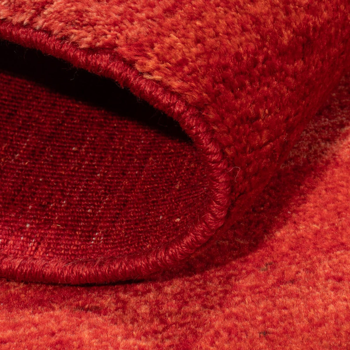 Alfombra Gabbeh - Persa - 140 x 104 cm - rojo