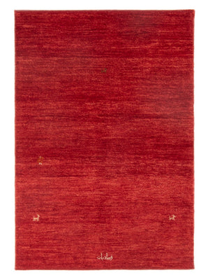 Alfombra Gabbeh - Persa - 147 x 98 cm - rojo