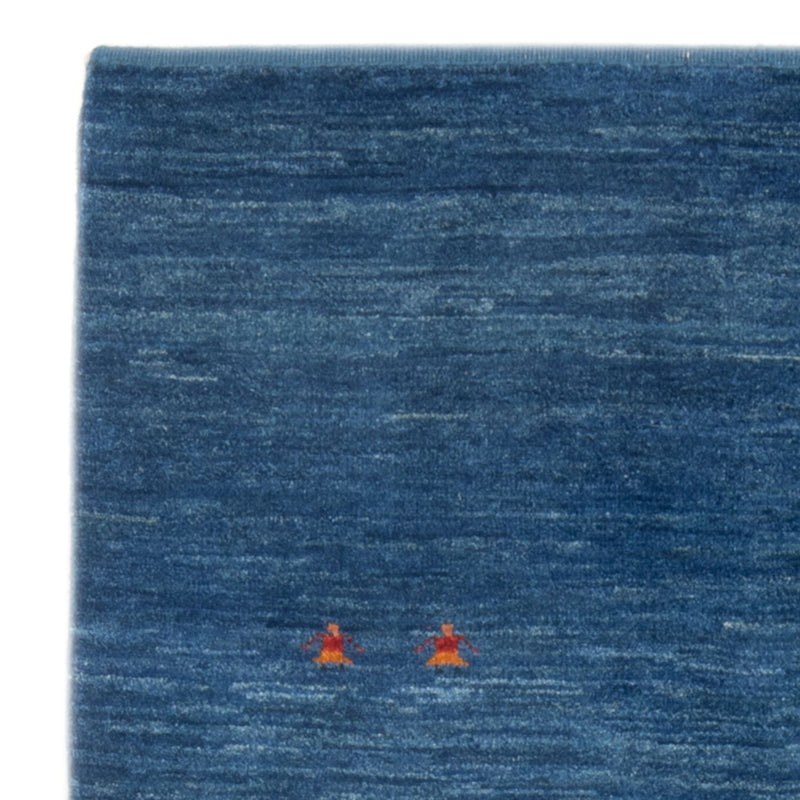 Alfombra Gabbeh - Persa - 147 x 102 cm - azul marino