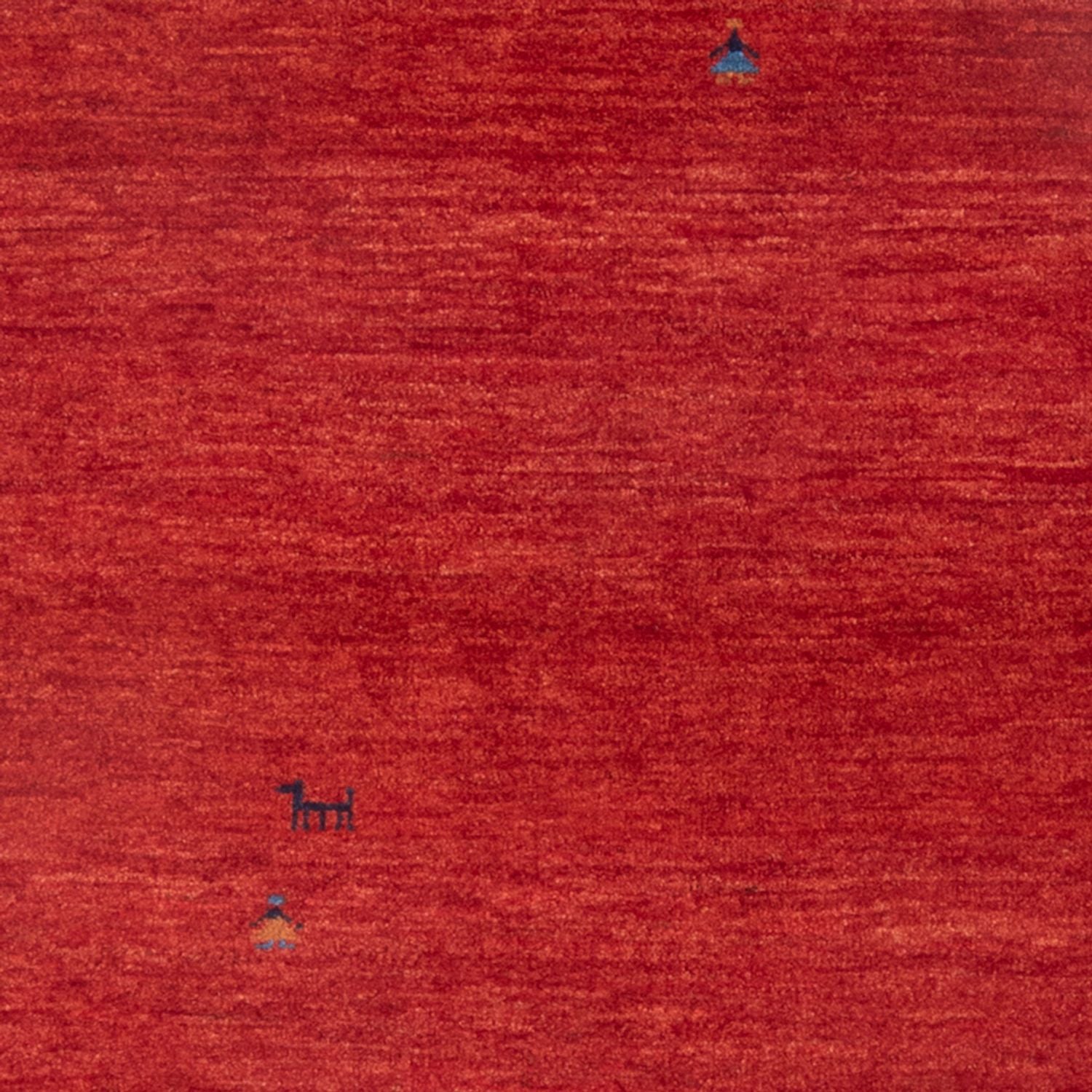 Alfombra Gabbeh - Persa - 147 x 100 cm - rojo