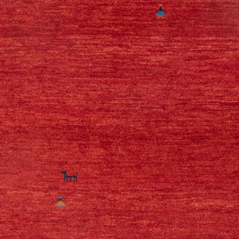 Alfombra Gabbeh - Persa - 147 x 100 cm - rojo
