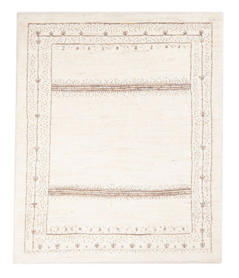 Alfombra Gabbeh - Persa - 142 x 100 cm - blanco