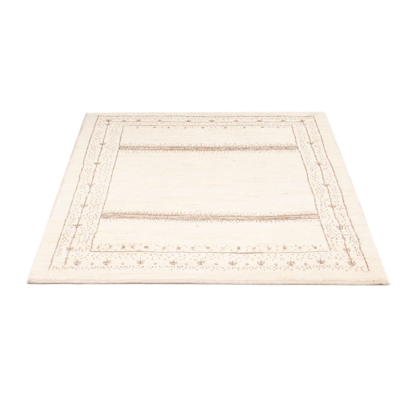 Alfombra Gabbeh - Persa - 142 x 100 cm - blanco