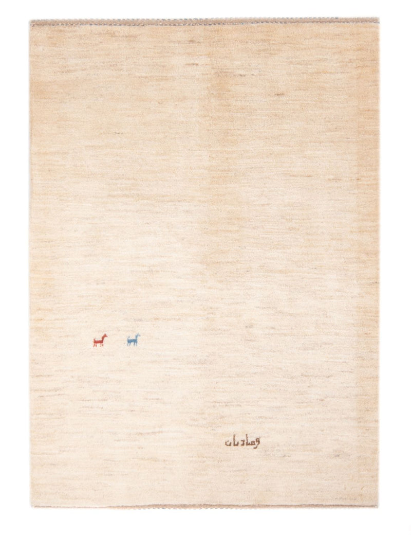 Alfombra Gabbeh - Persa - 158 x 108 cm - beige claro