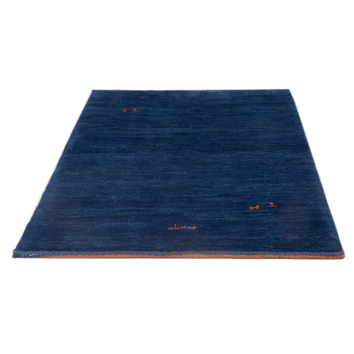 Alfombra Gabbeh - Persa - 158 x 107 cm - azul oscuro
