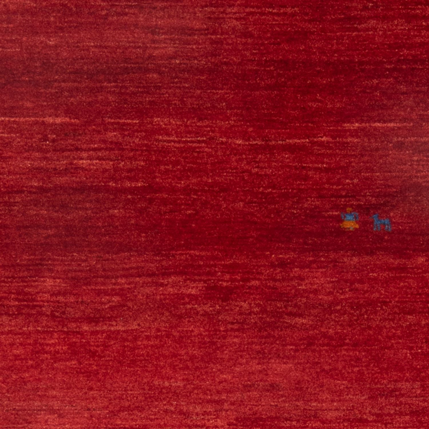 Alfombra Gabbeh - Persa - 147 x 101 cm - rojo oscuro