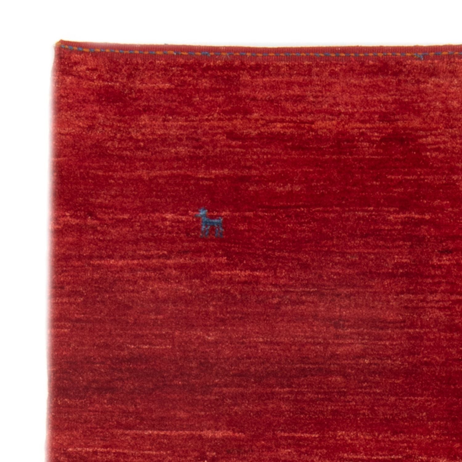 Alfombra Gabbeh - Persa - 147 x 101 cm - rojo oscuro