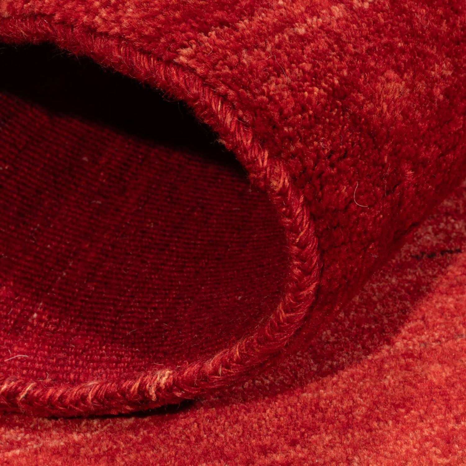 Alfombra Gabbeh - Persa - 147 x 101 cm - rojo oscuro