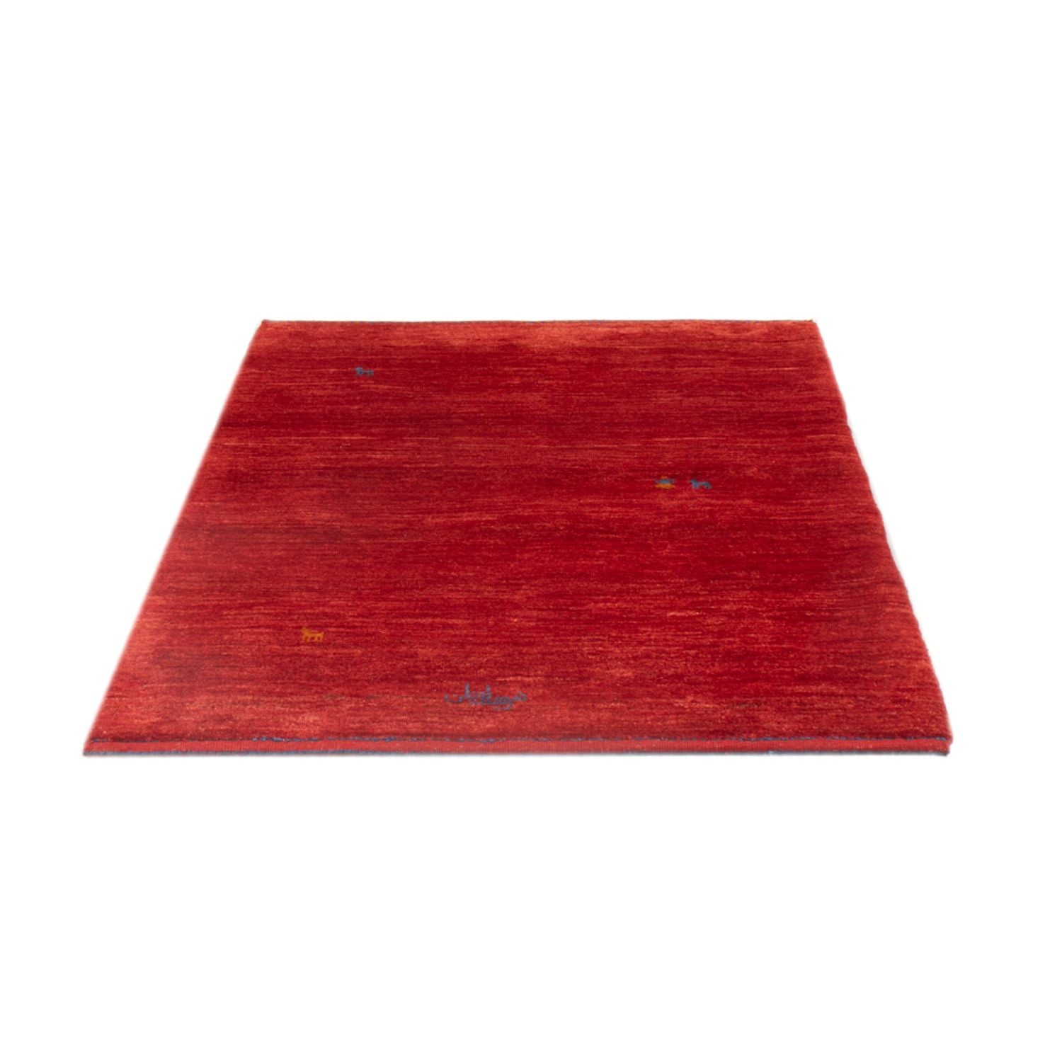 Alfombra Gabbeh - Persa - 147 x 101 cm - rojo oscuro